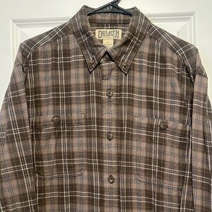 Duluth Trading Co Flannel Plaid Shirt
